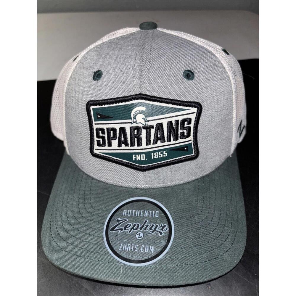 Zephyr Michigan State Spartans Estate Trucker Hat OS Mesh Snapback‎ Outdoor NEW